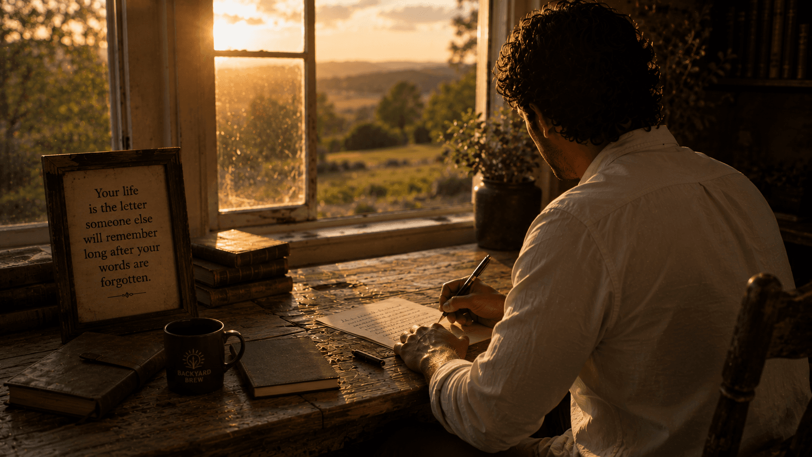 The Letter You Are Writing — The Code, a Backyard Brew story by R.Solace (Ryan Khalil)