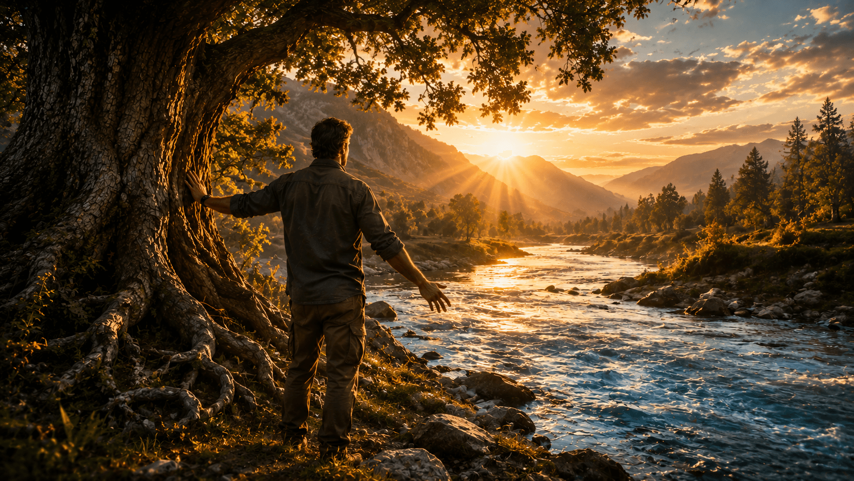 The Oak and the River — The Mind, a Backyard Brew story by R.Solace (Ryan Khalil)